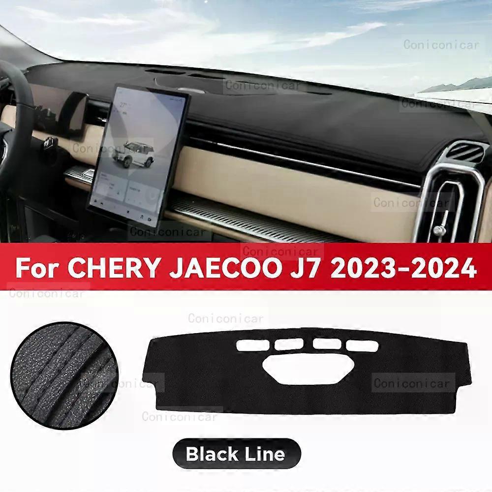 Dashboard Cover Mat Protective Pad For CHERY JAECOO J7 2023 2024 Car Accessories Dash Board Sunshade Anti-UV Carpet Dashmat