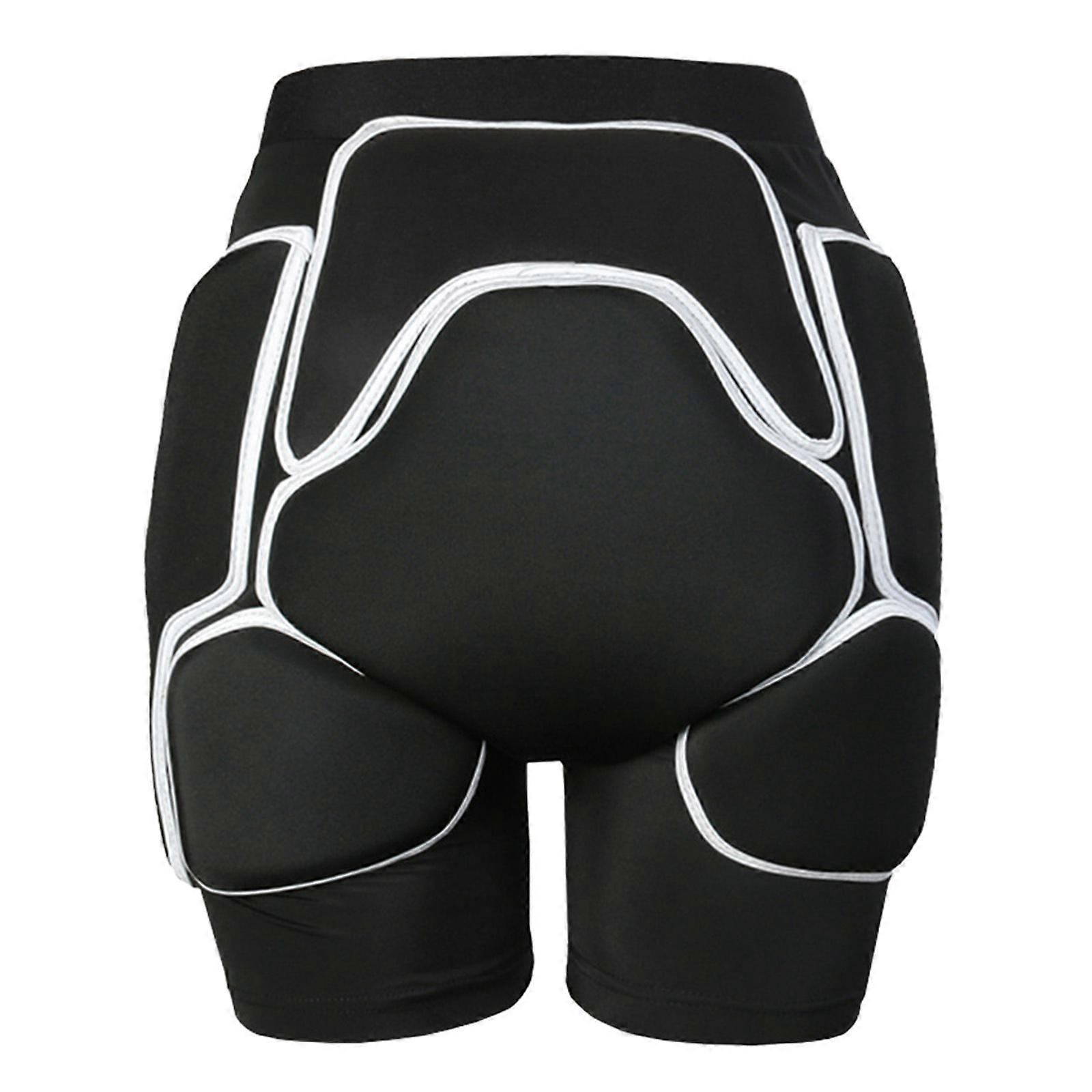 Adults Tailbone Hip Butt Pad 3D Hip Protector Padded Shorts for Ski Snowboarding