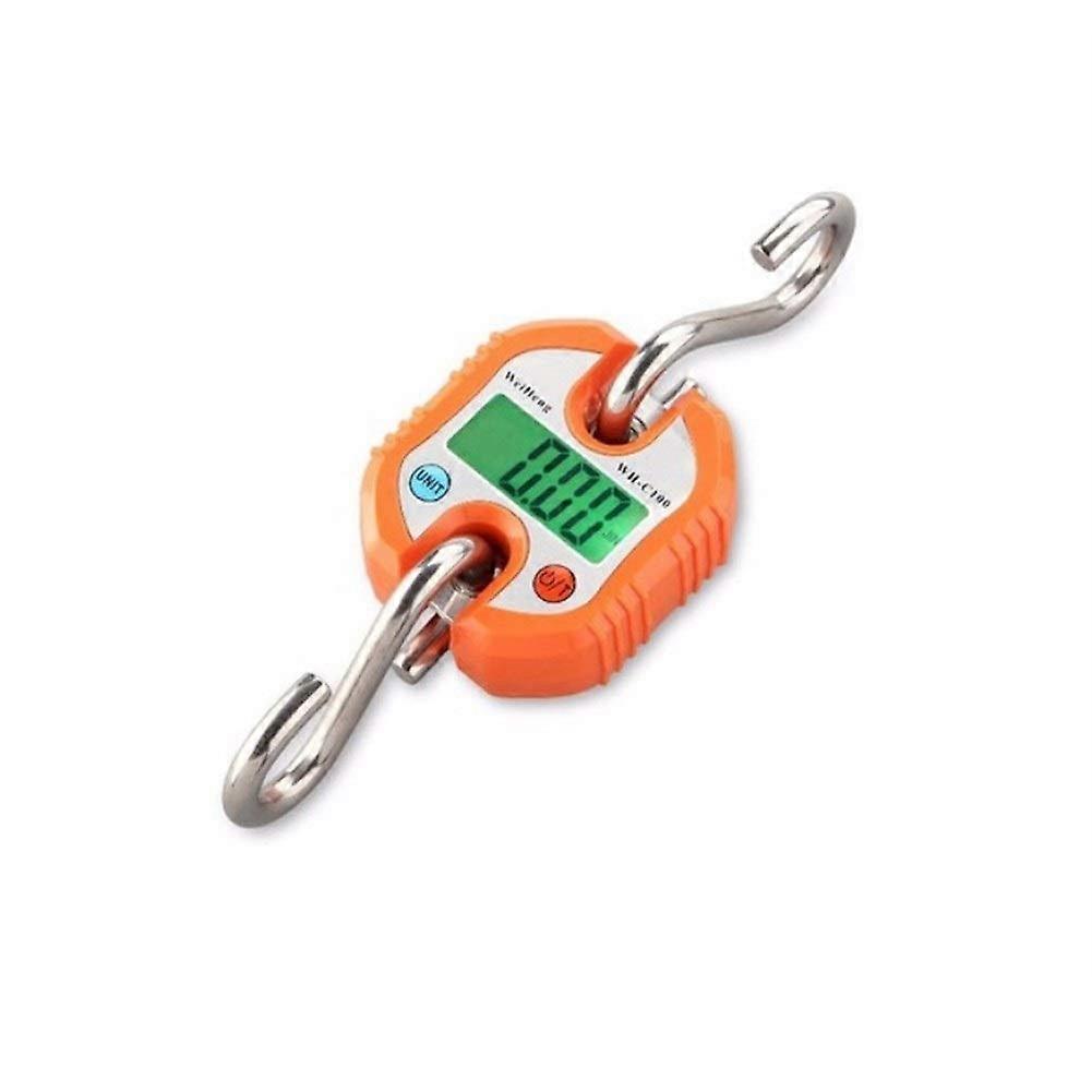 Hanging Scale, 150kg Double Precision Display, Suitable for Farm, Hunting, Bow and Arrow Weight, with Precise Sensor (Yellow)
