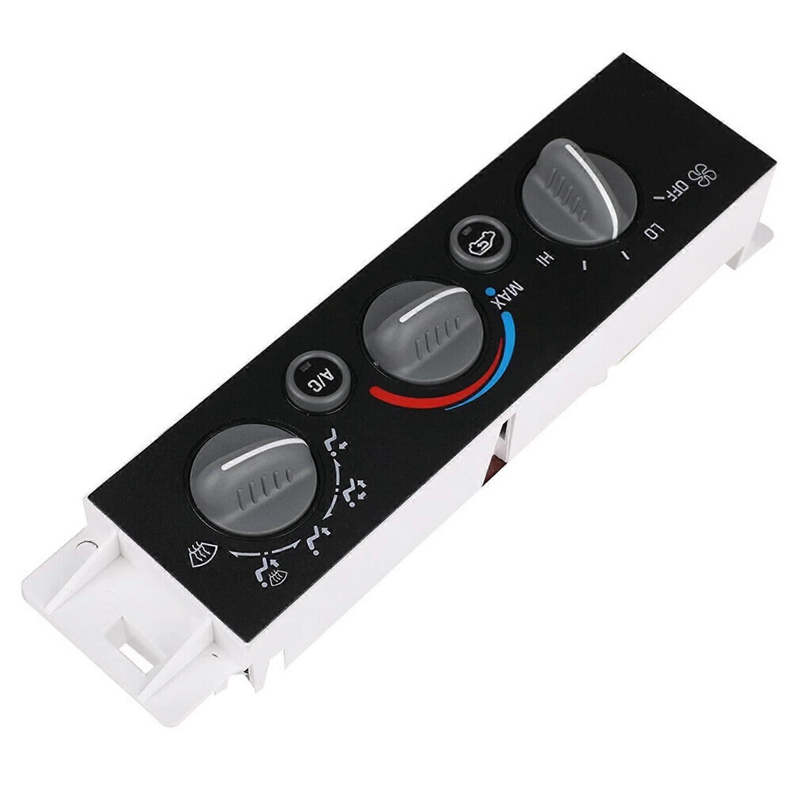Heater A/C Control Switch Panel Module Without Rear Window Defogger for 96-02 Chevy/GMC Pickup Replaces 9378815