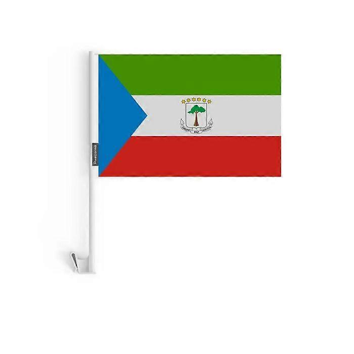 Flag - Multicolored - Equatorial Guinea - 10 pieces - 14 x 21 cm - Polyester