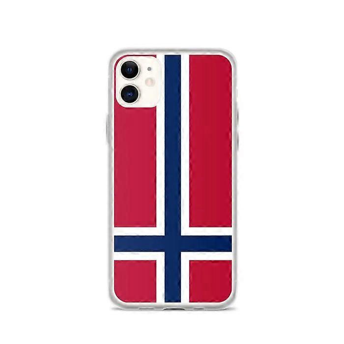 iPhone Case - Norway - Flag - Flexible - Multicolor - Compatible with iPhone 11