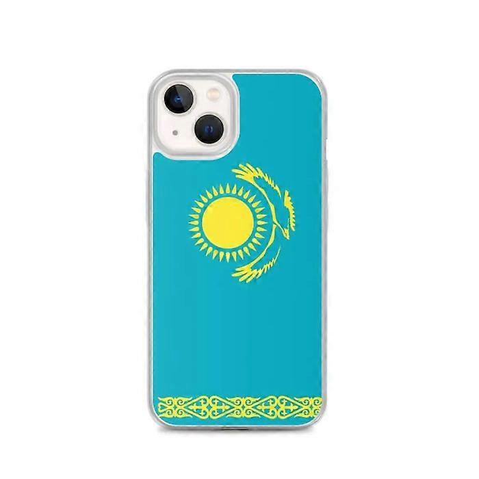 iPhone Case - Kazakhstan - Official Flag - Flexible - Multicolor - Vertical Position
