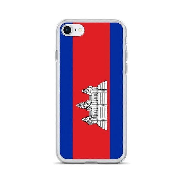 iPhone Case - Cambodia - Flag - Flexible - Multicolor - Compatible with iPhone 6S Plus