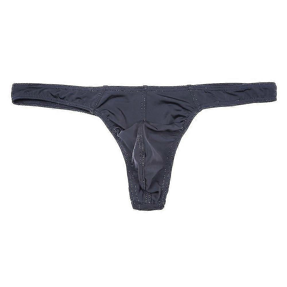 Erkekler Seksi Buz İpek G-string İç Çamaşırı Nefes Alabilir Thong Briefs İç Çamaşırı Külotlar