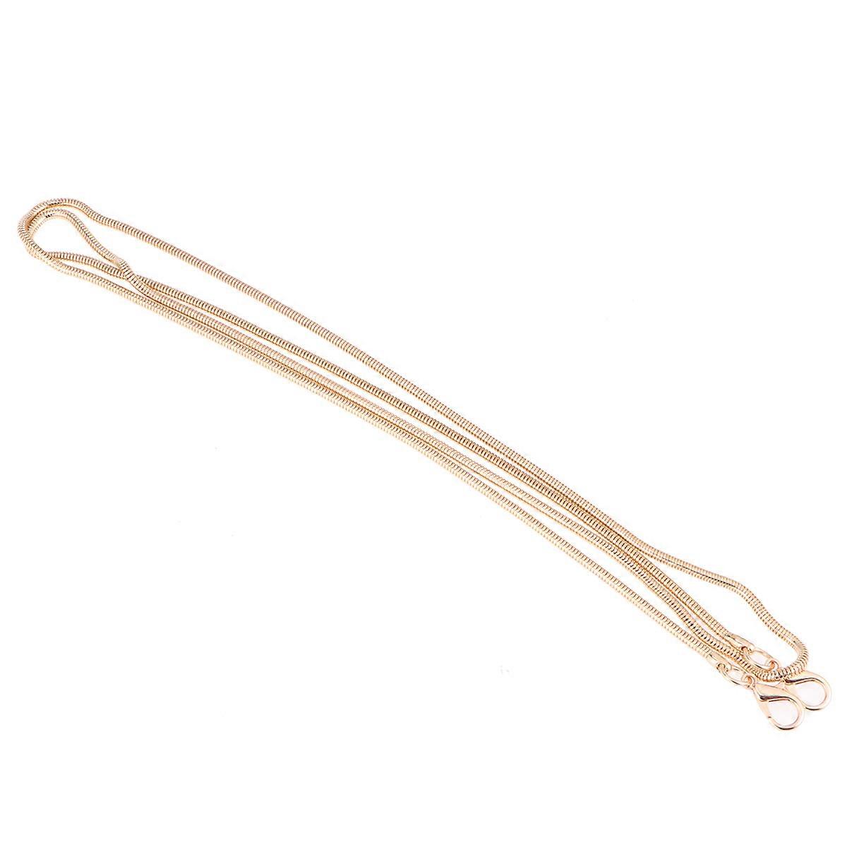 Golden Purse Strap Chain with Buckles – Durable Replacement Accessory for Handbags, Shoulder and Crossbody Bags