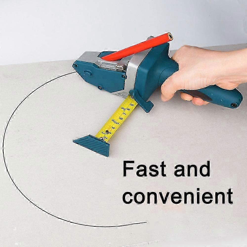 Manual Plasterboard Cutter Gypsum Board Scribe Scale Woodworking Cutting Tool