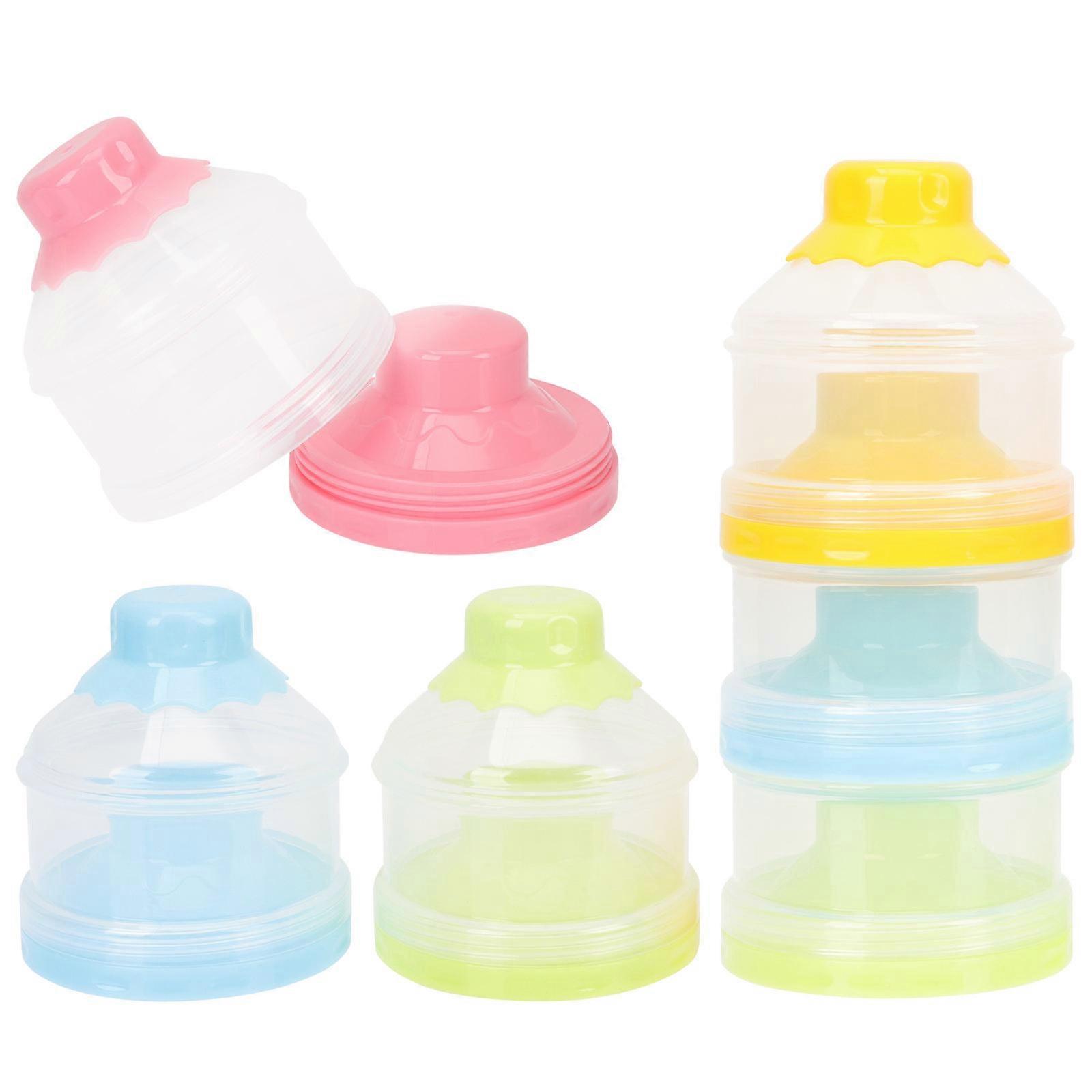 Travel-sized Powder Milk Container, Stackable and User-friendly Design