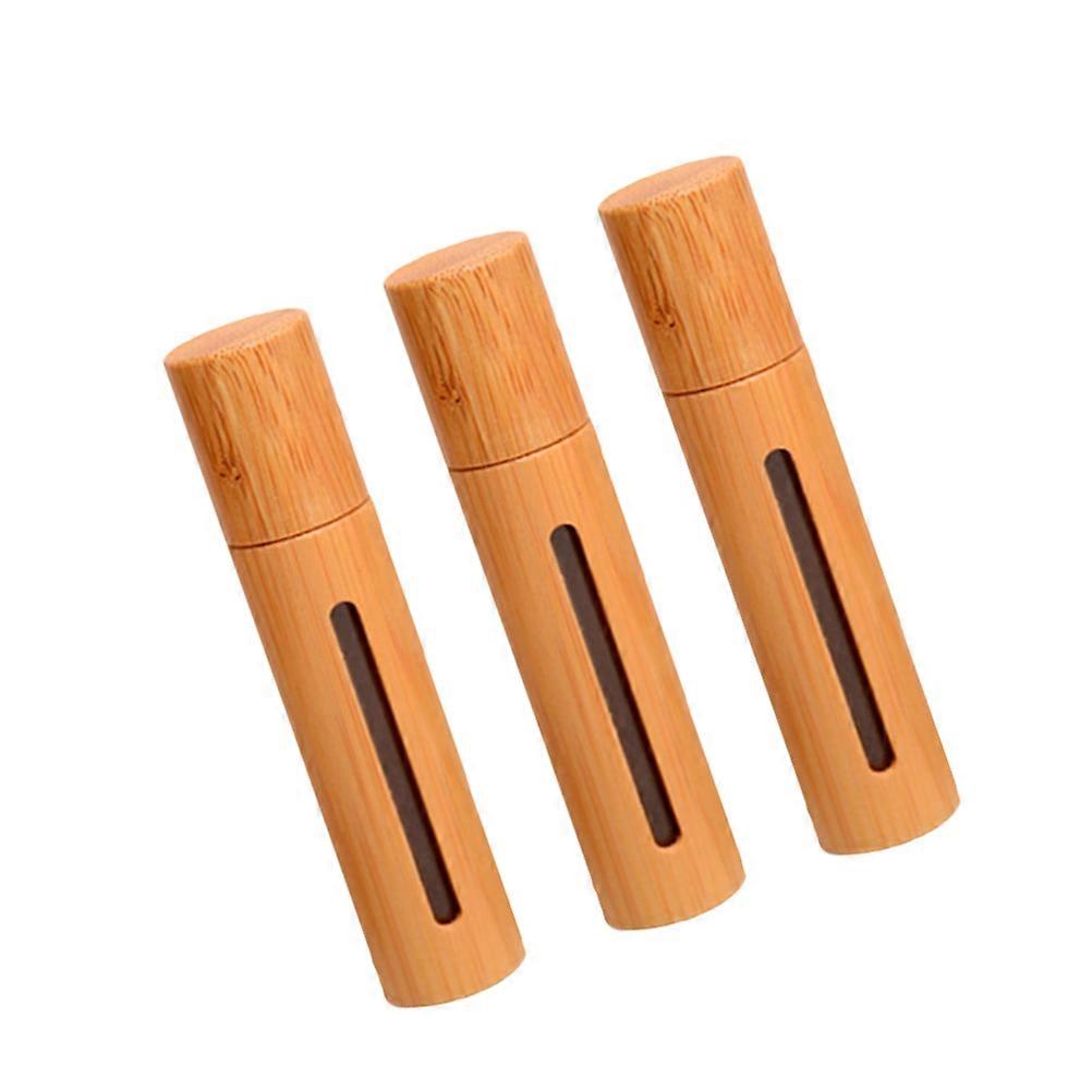 Aromatherapy Roller Bottle, Featuring a Rugged Build and Sleek Bamboo Finish