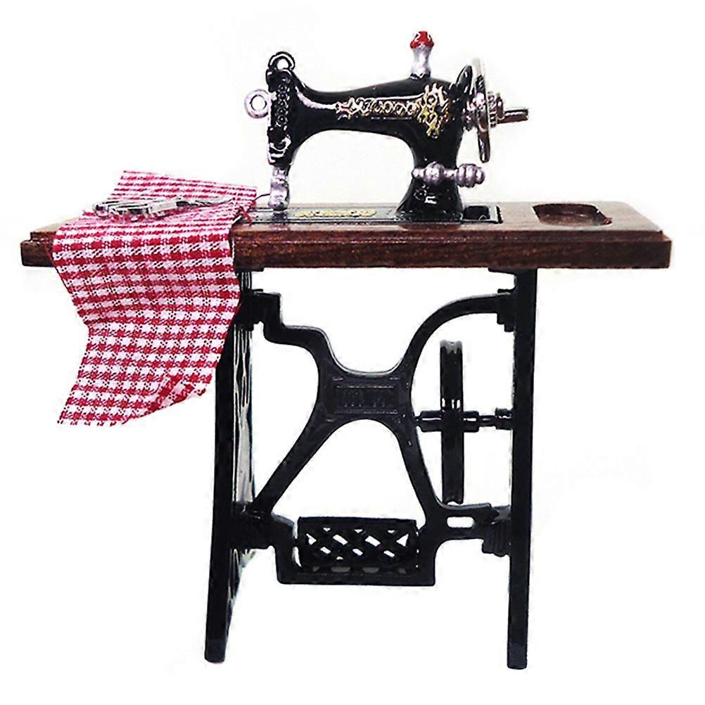 1 Set Mini House Accessories Sewing Machine Model Mini House Decor Accessory