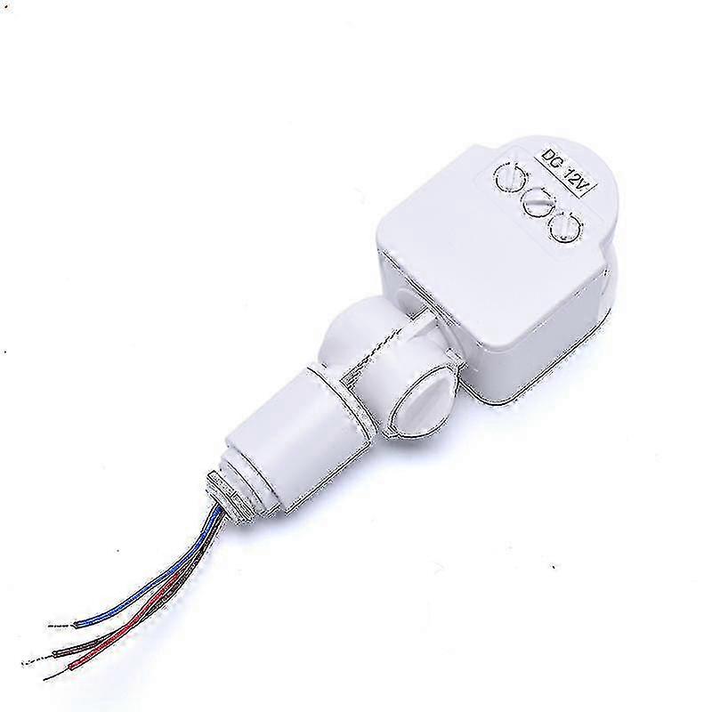 Bewegungsmelder DC12V Infrarot PIR Außenlichtschalter - Weiß