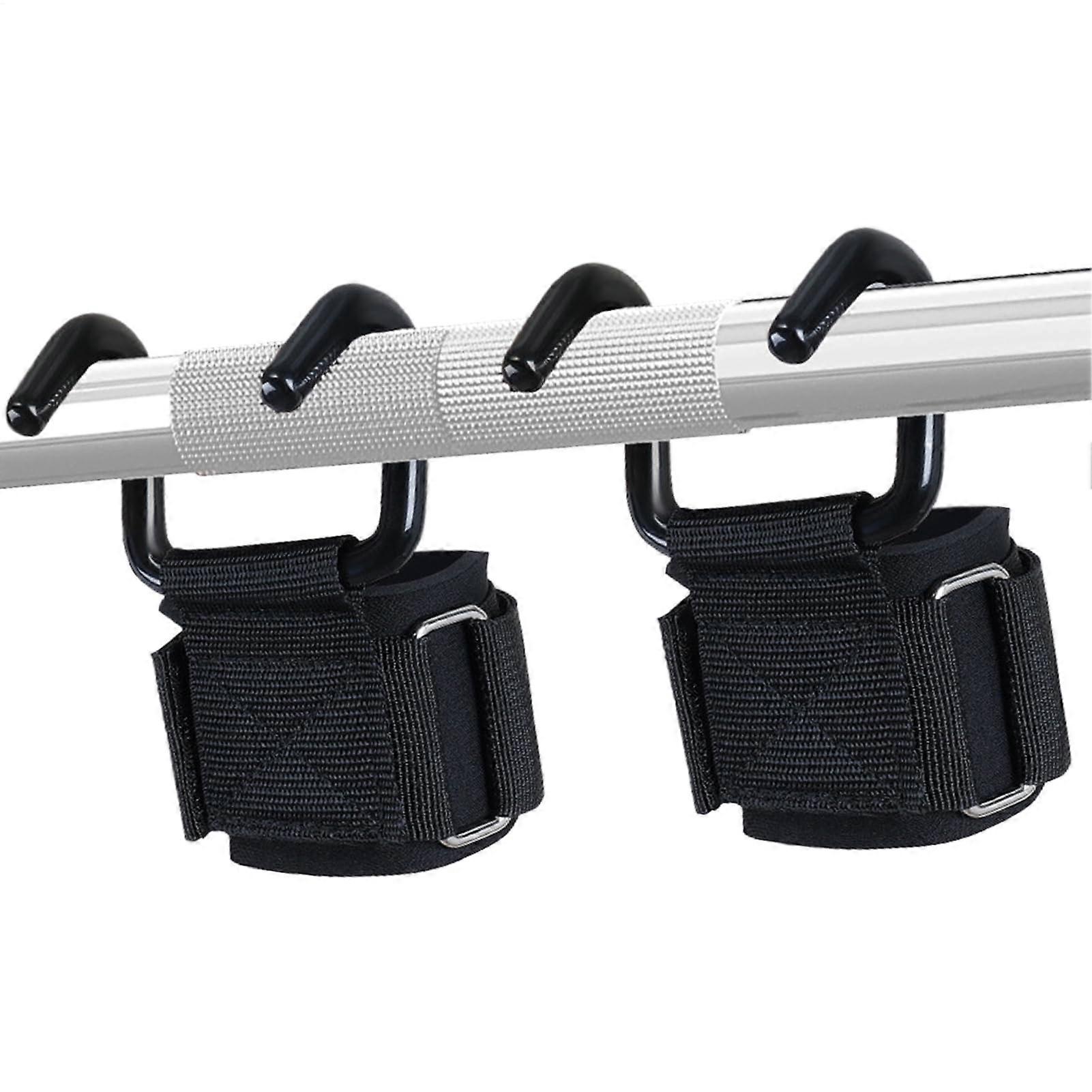 Fitness Grip - Versatile Wrist Supports with Hooks for Strength Training, Adjustable Size, Durable Material