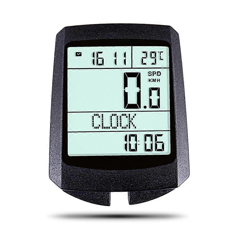 WEST BIKING Waterproof 5 Language Bicycle Wireless Computer Cycling Odometer MTB Bike Stopwatch LED Screen Digital Speedometer