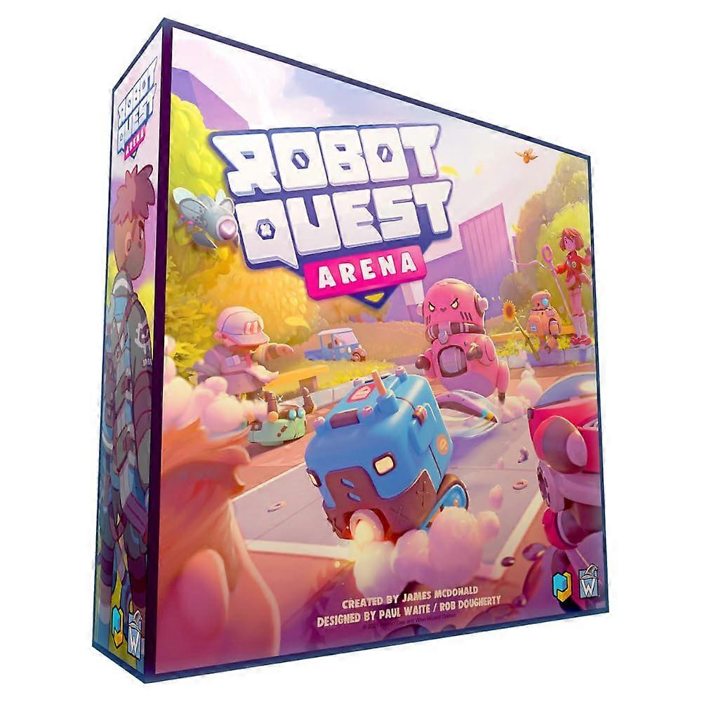 Wise Wizard Games: Robot Quest Arena Deckbuilding Board Game