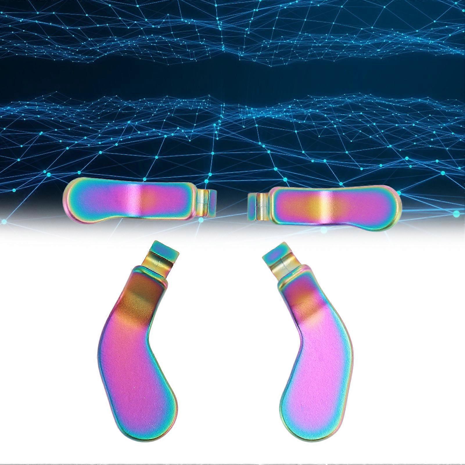 Controller Metal Paddles Colorful Back Hair Trigger Locks Replacement Parts for Xbox One Elite Series 2 