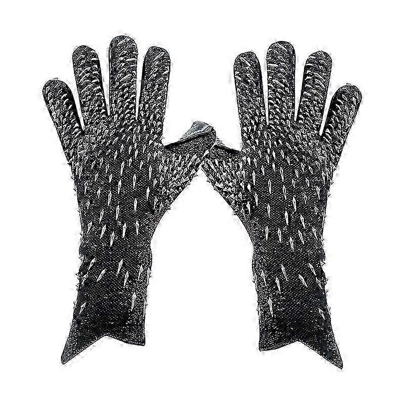 グリップ保護とボールコントロールを強化するFingerSaveテクノロジーを備えたプロフットボールゴールキーパーグローブ