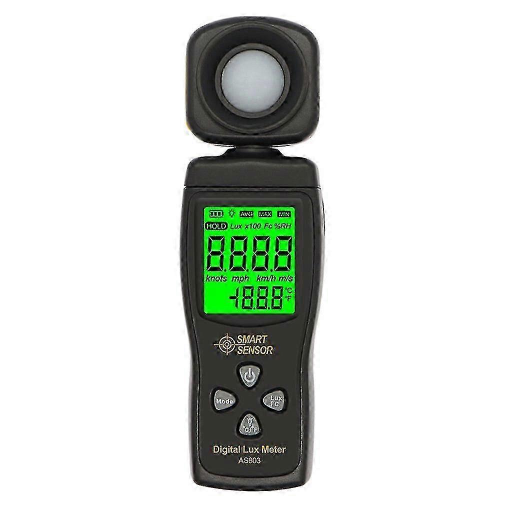 Smart Digital Light Meter Luminosity Checker Tools Photometer Spectrometer Actinometer 1-200000 Lux