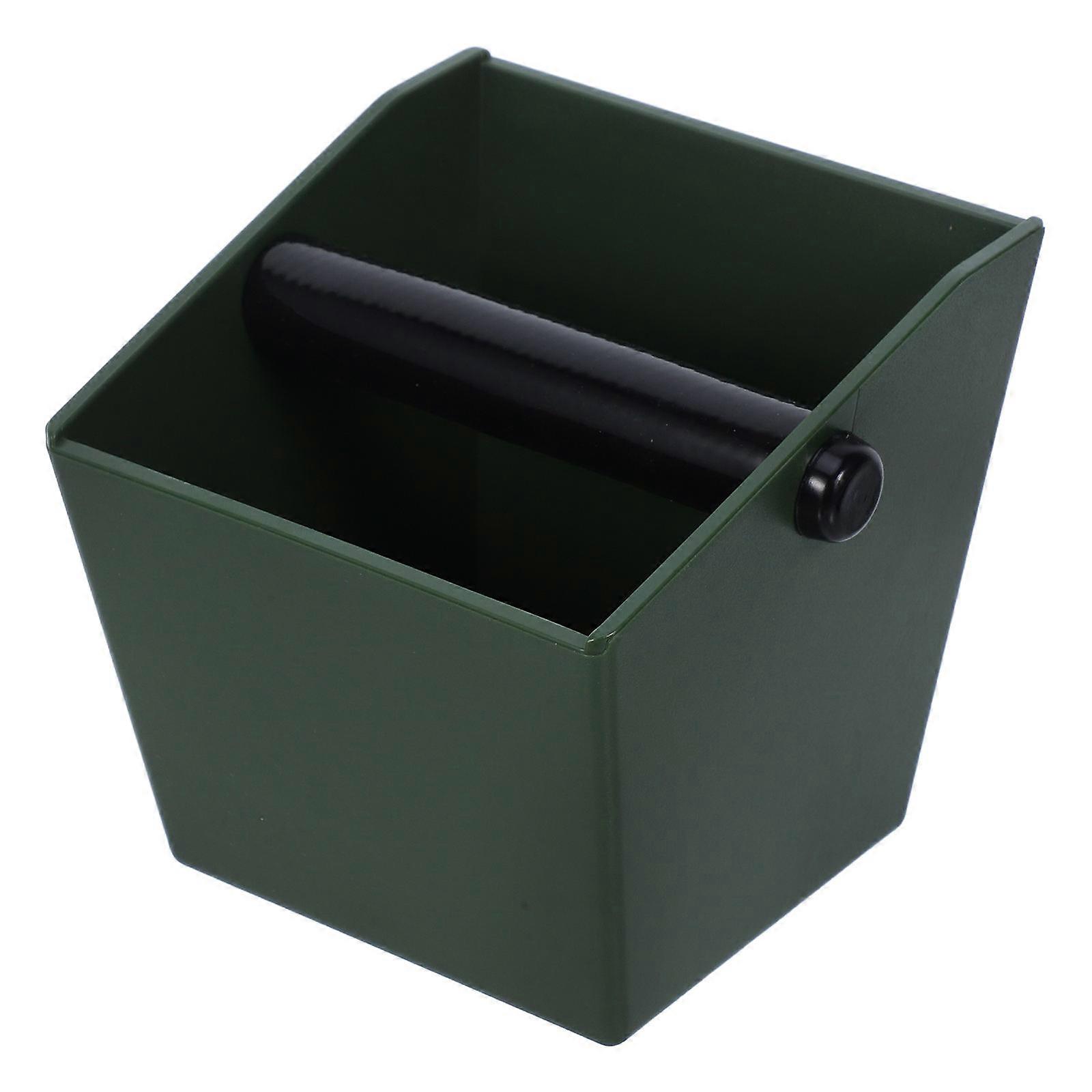 Elegant Plastic Espresso Container with Removable Knock Bar – Large Capacity, Stylish Design for Home and Commercial Coffee Use