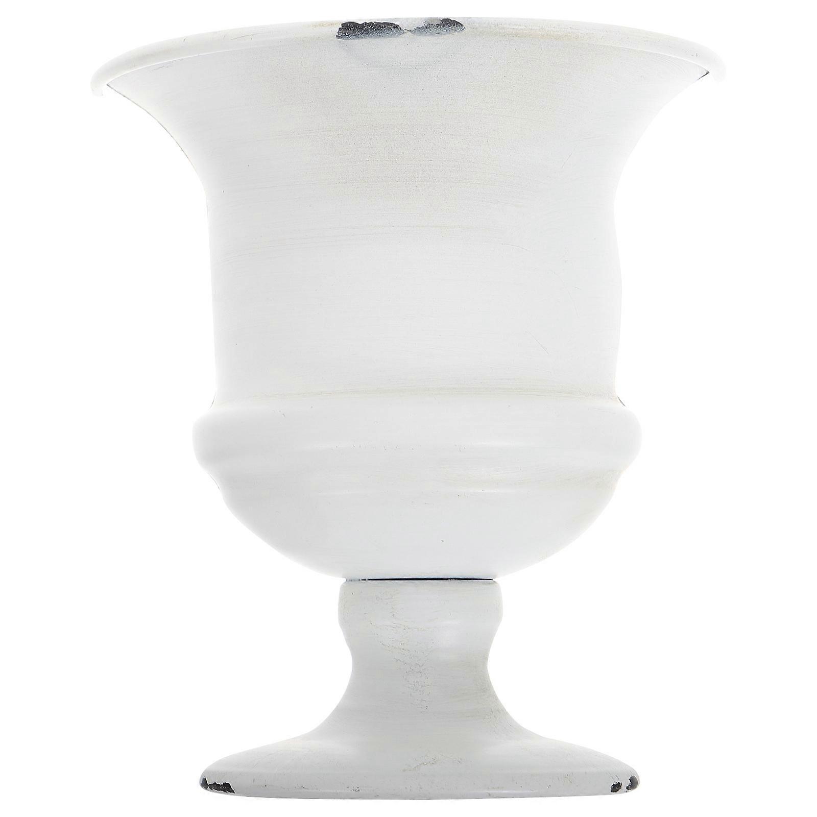 Ornate Vase Design Elegant Aesthetic Style Half Vase for Home and School Projects Diy Lovers Decorative Ornament 13.50X12.00X5.80CM 1Pack