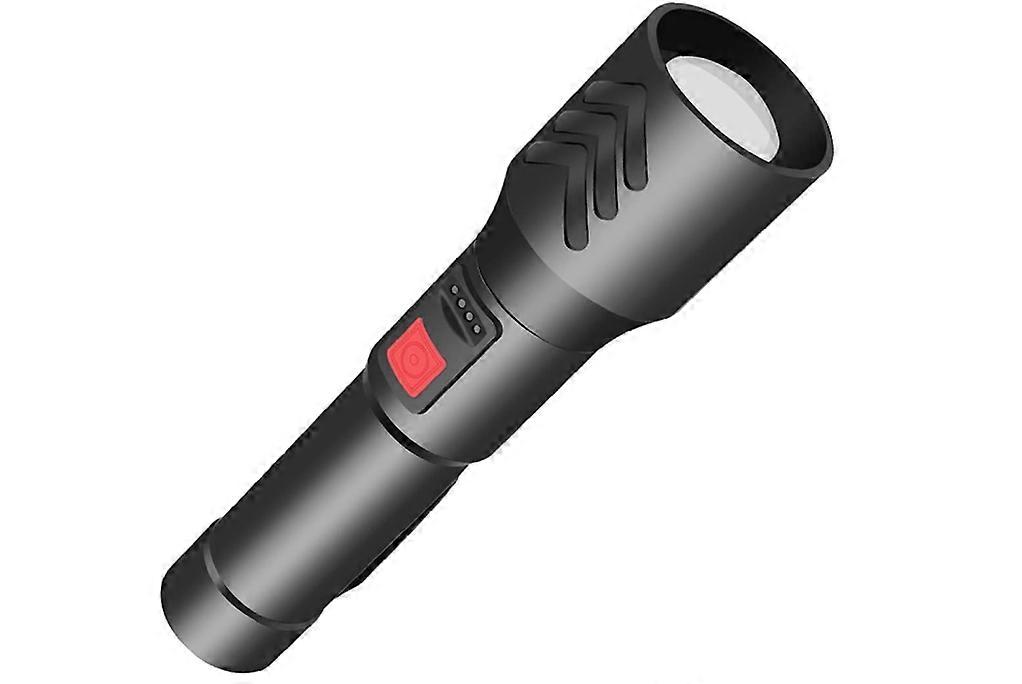 Flashlight, 5 Modes, High Lumen, Adjustable, Zoomable, Waterproof, Lightweight, Bright Flashlight/flashlight/accessories/camping Supplies(Black)