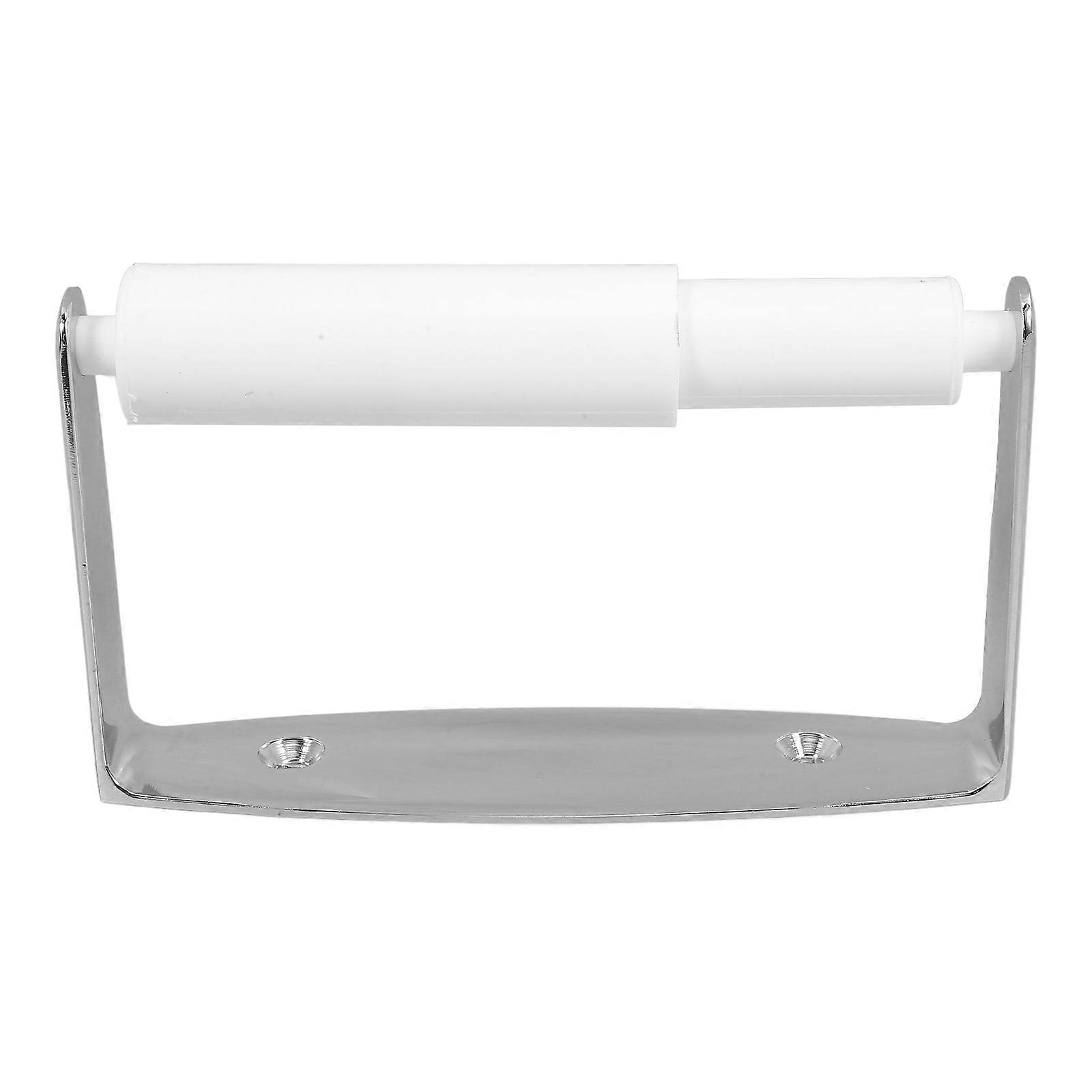 Wall Mounted Toilet Paper Holder Zinc Alloy Bathroom Tissue Rack Kitchen Roll Storage Easy Installation Space Saving Versatile