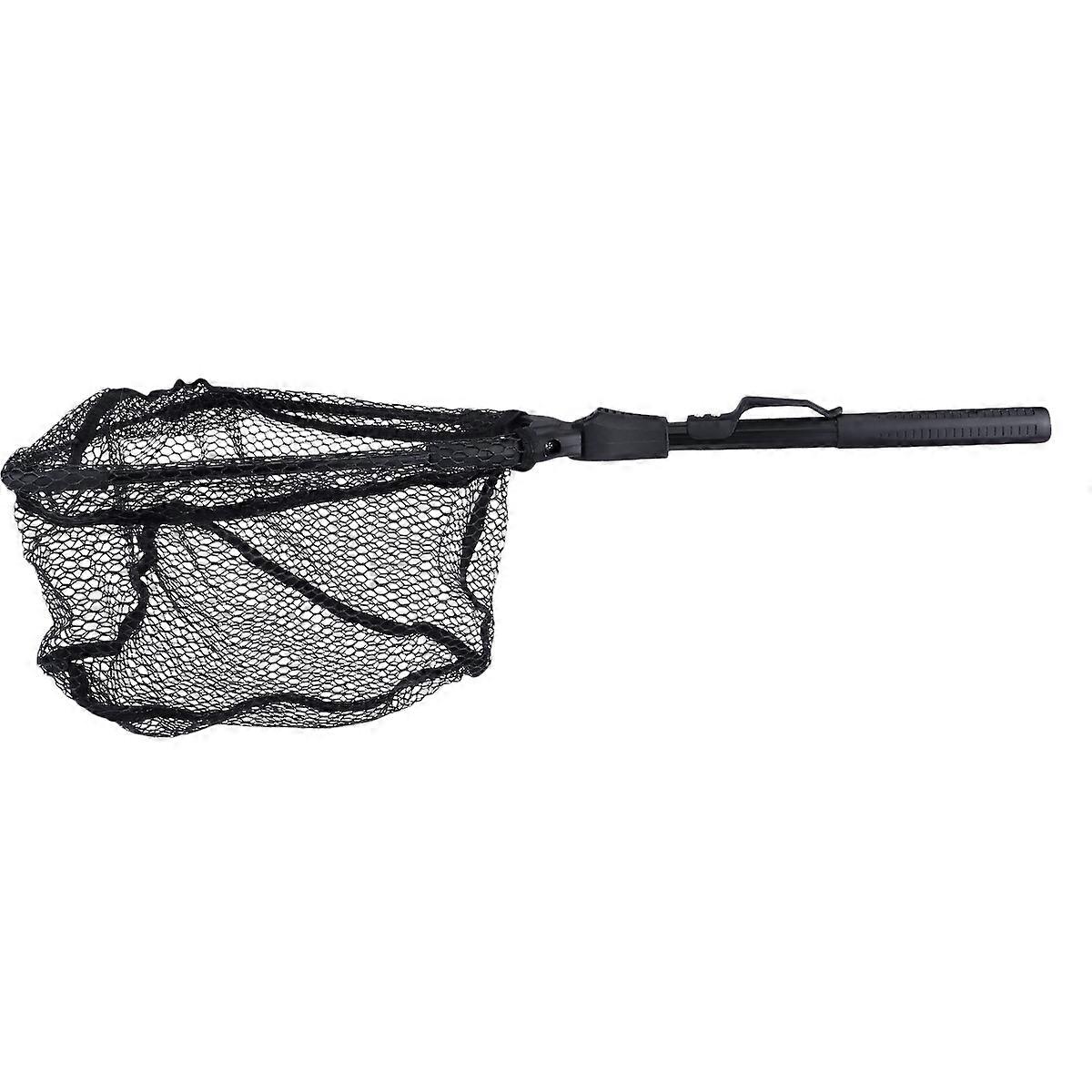 Foldable Telescopic Fishing Net with Pole Handle – Lightweight Nylon Design for Freshwater and Saltwater Use, Easy Storage