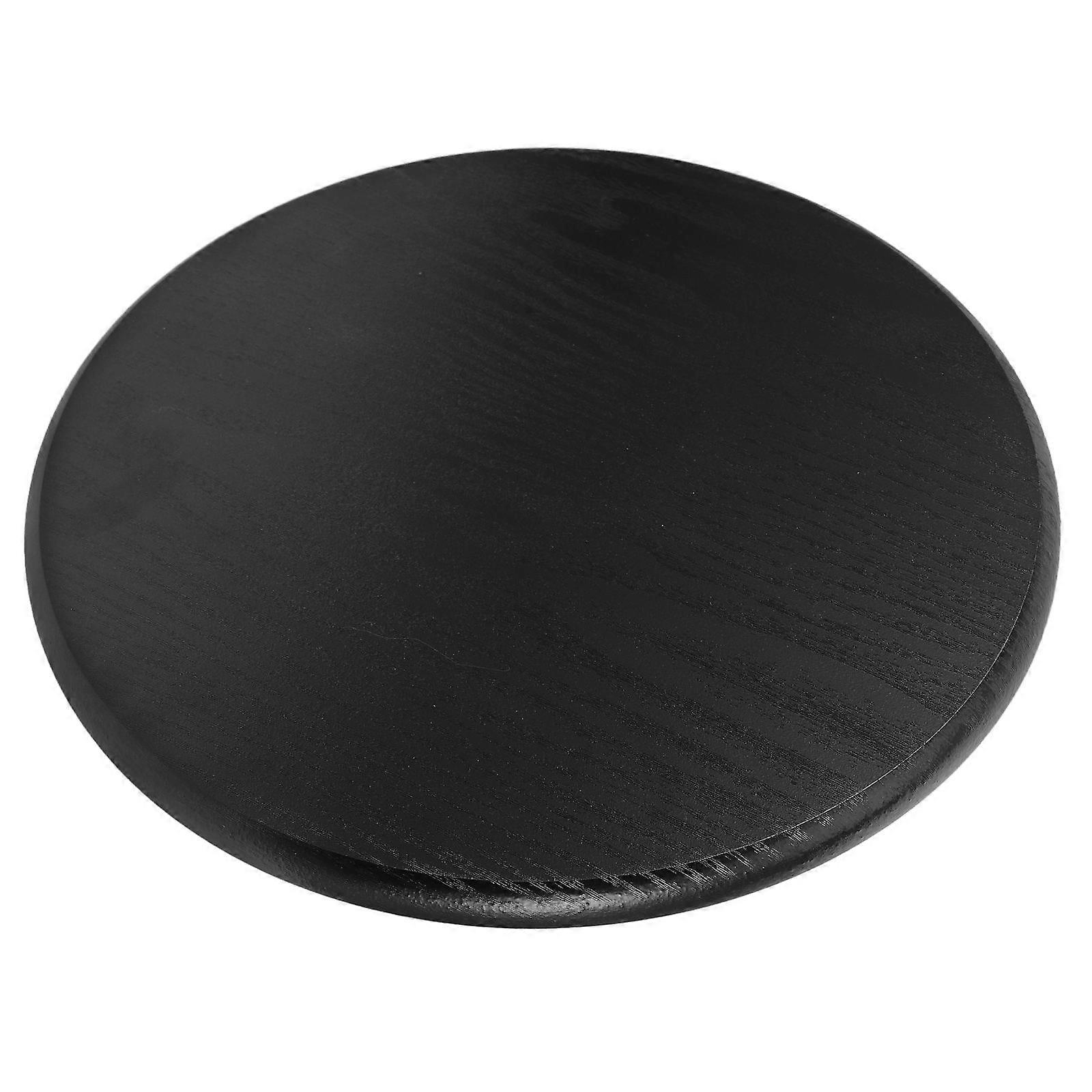 Stool Accessory Round Stool Seat Black Color for Canteen 1Pcs