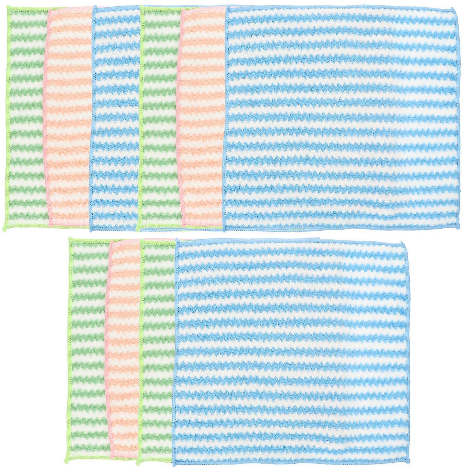 Here's a refined and professional product description for your **10pcs Microfiber Dish Cloths**:
### π§½ 10PCS Premium Microfiber Dish Cloths β