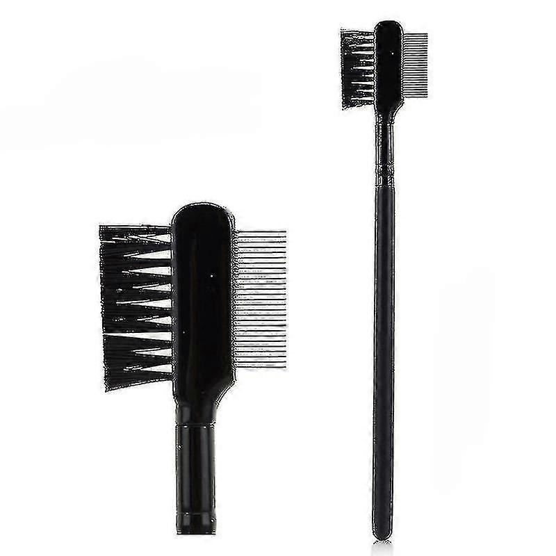 3 Pack Double Head Eyelash Comb Eyebrow, Eyelash Combination Long Handle Brush
