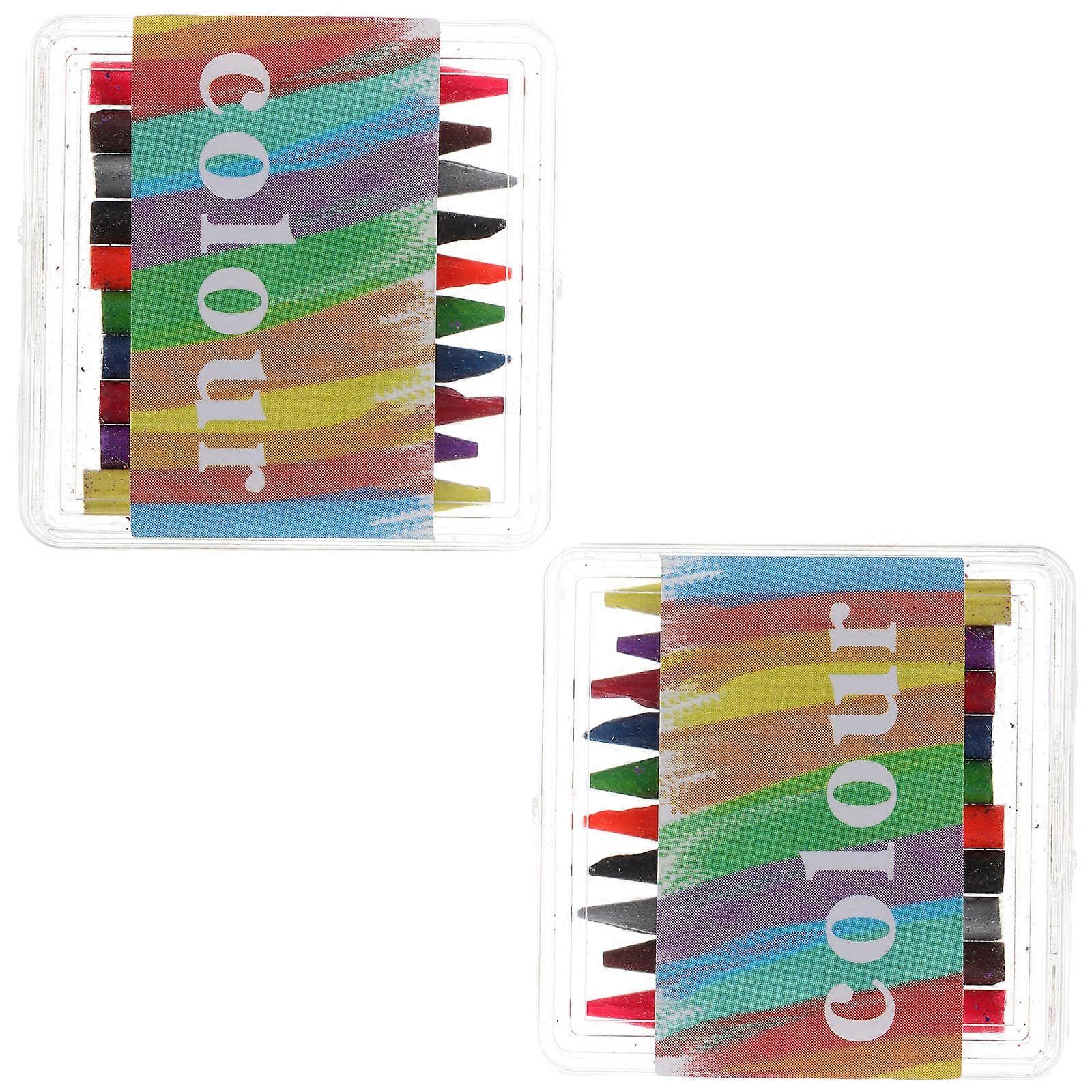 Miniature Colorful Crayons for Mini House Decor – Micro Landscape Art Supplies with Vibrant Colors for Dollhouses and