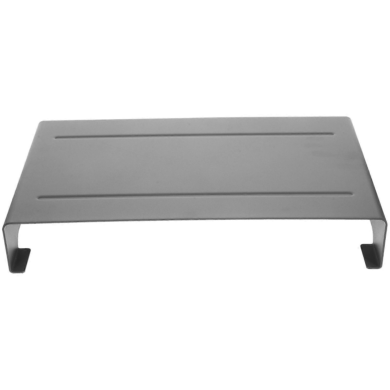 Laptop Riser Stand for Desk Aluminum Alloy Computer Screen Shelf for Home Use Grey 1Pack Comfortable Viewing