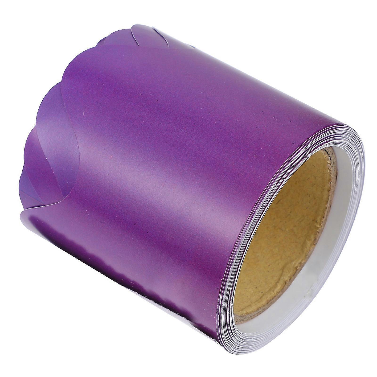 Lärare Klassrum Dekorationer Bulletin Border Trim Skolmaterial Lila Rulle 1Pack