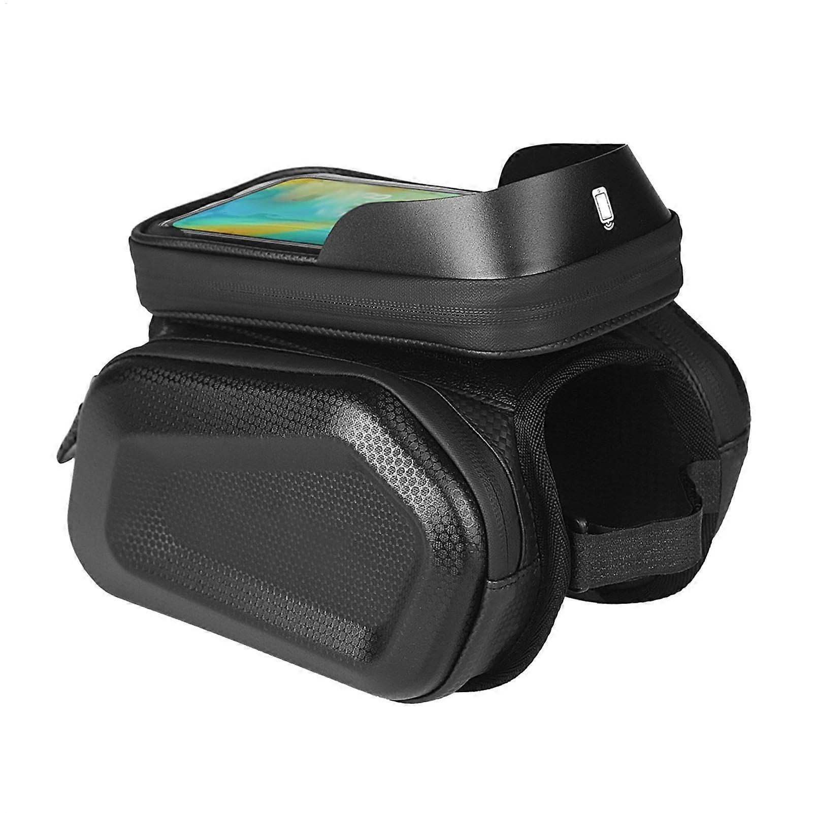 Cycling Bag Hard Shell Bicycle Rack Bag Waterproof Organizer for Accessories and Tools Compact Size