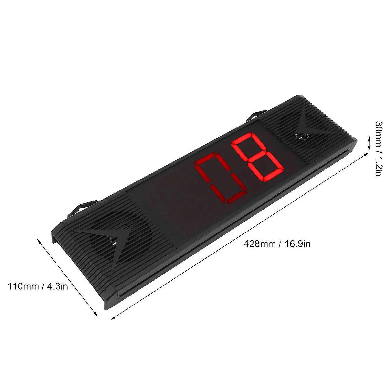 Queue Calling System mit 3-stelliger LED-Anzeige, Lautsprecher, 433MHz, EU-Stecker