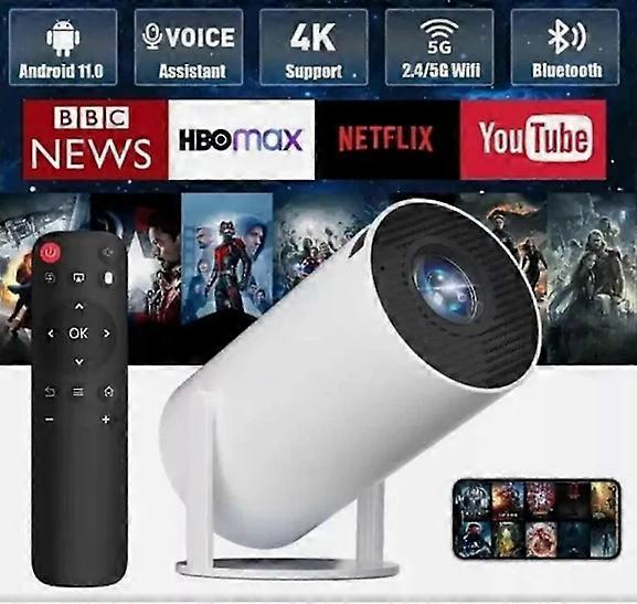 Proiettore 5G 4K Smart HD LED WiFi Bluetooth HDMI. USB Android Home Theater