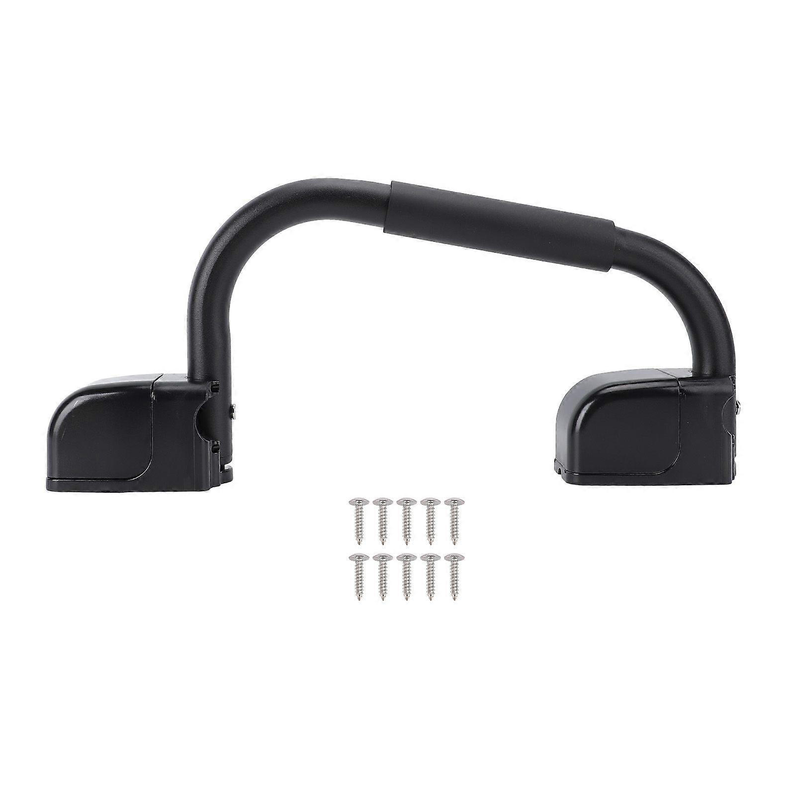 RV Hand Rail Folding Handle Entry Door Grab Bar Aluminum Alloy Soft Touch Assist Handle for Motorhome Travel Trailer DX0202 MK38784