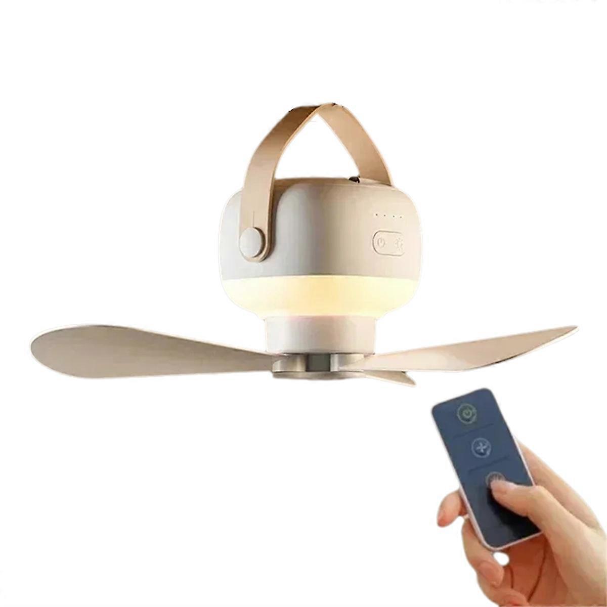 Small Ceiling Fan Bedside Dormitory Electric Fan USB Charging
