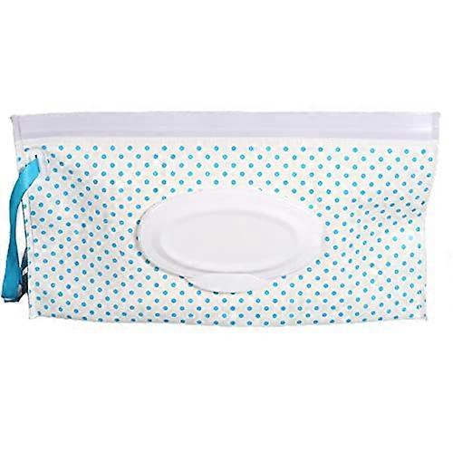 Wipes Bag with Snap Strap, Clamshell Cosmetic Cleaning Wipes Container, Portable Carry Bag Ref: 3422