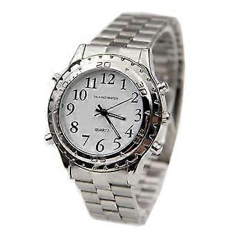 English Talking clock for blind or visually impaired Watch yourself [jkw]