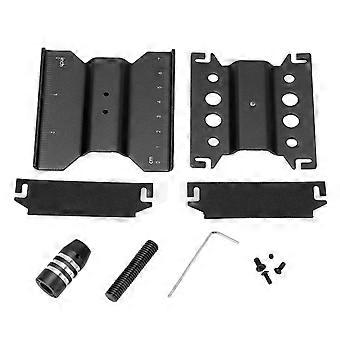 RC Car Work Stand Riparazione Stazione di Lavoro 360 Rotazione In Lega di Alluminio 1/18 1/24 Scala per SCX24 Auto Telecomando Nero