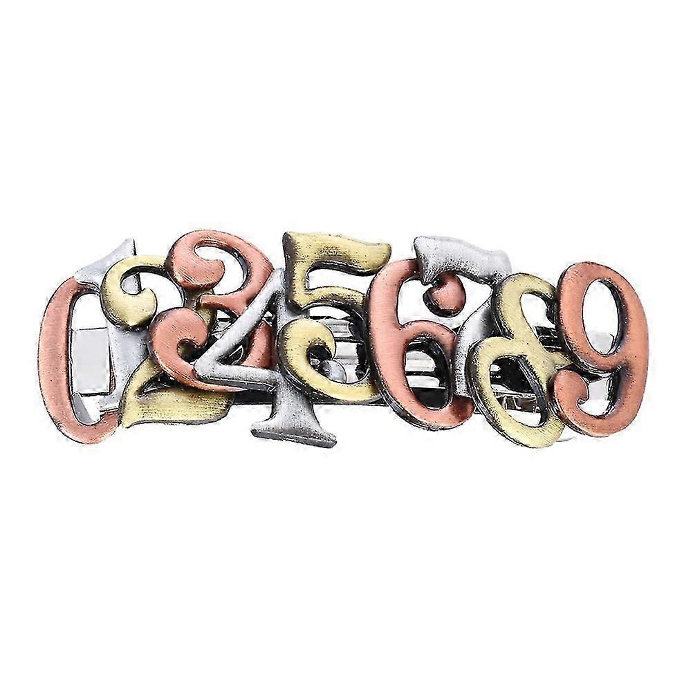 Épingles à cheveux pour les femmes Barrette de cheveux Rectangle Forme Alliage 8.4x3.3cm Utilisation quotidienne 1Pcs