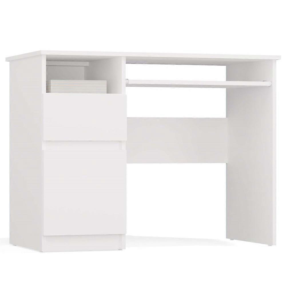 Schreibtisch PORTO LINKS WEISS