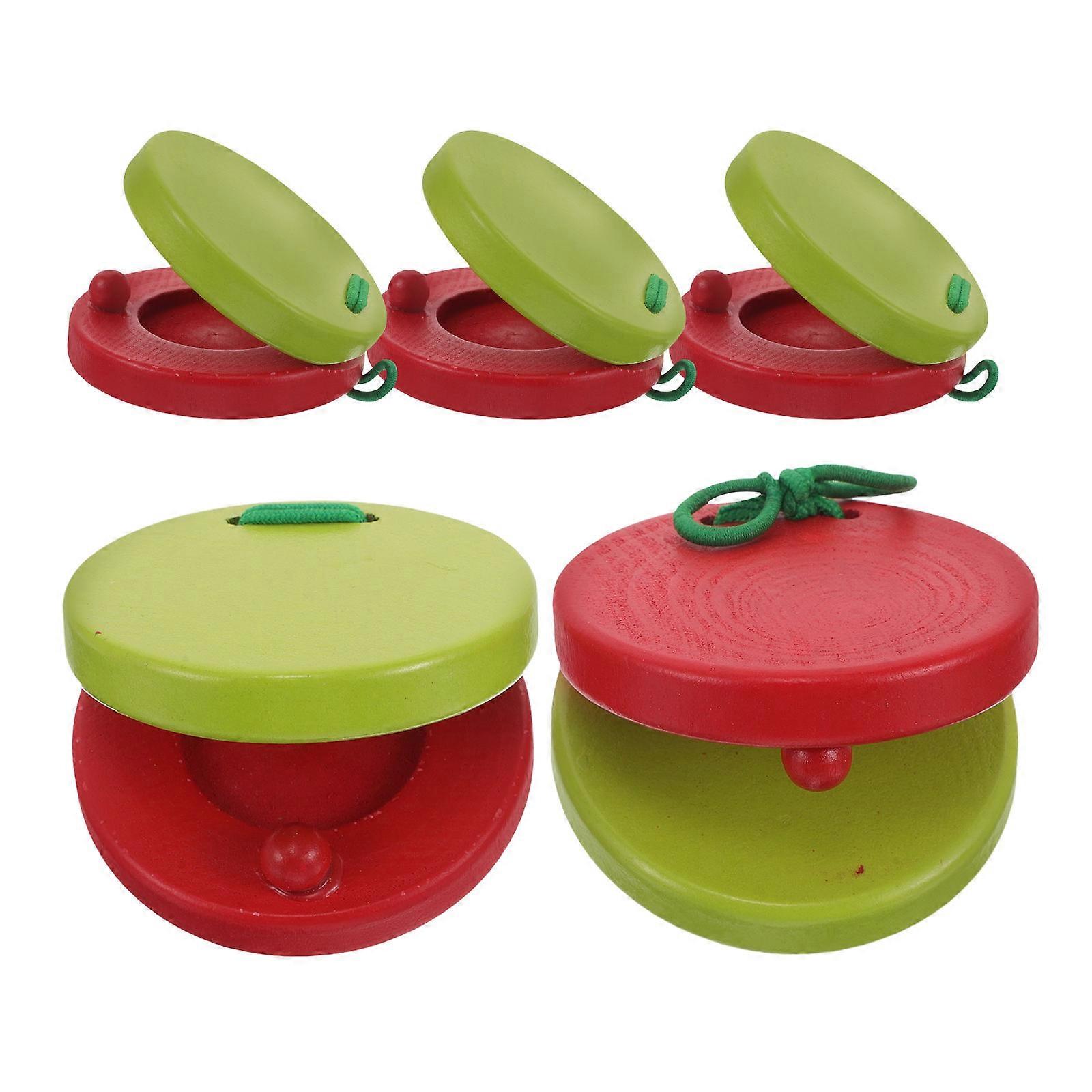Finger Castanets Rhythm Development Tool For Classroom Settings Children 5Pcs