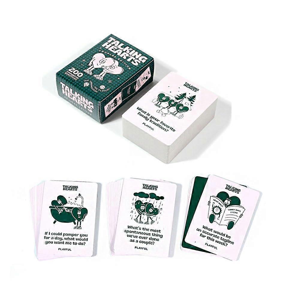 Couple Conversation Cards Game, 200 Questions with 2 Wild Cards