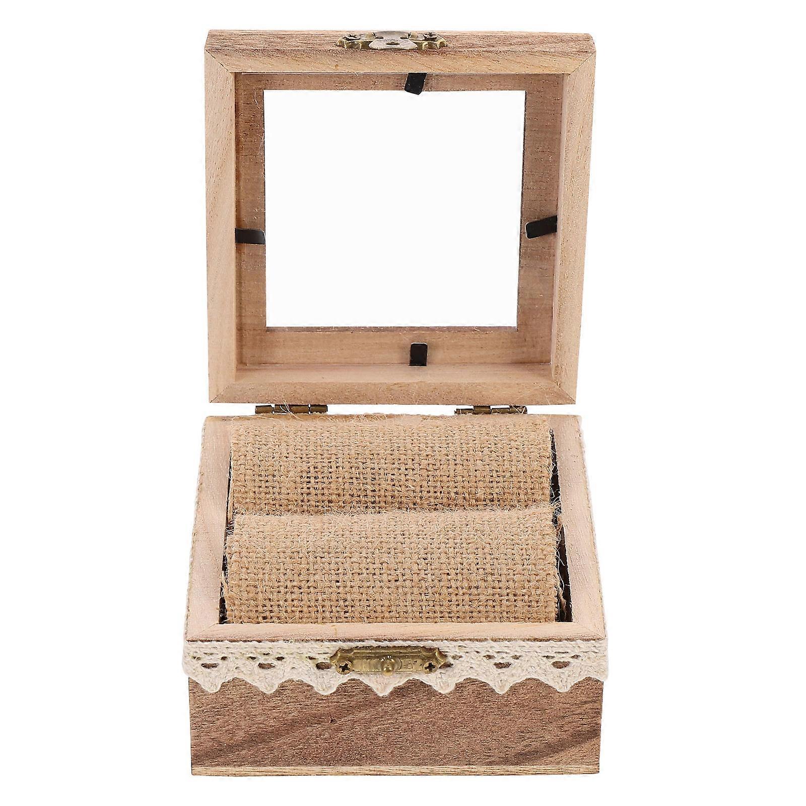 Multi Colored Decorative Jewelry Storage Box for Rings Bracelets Necklaces Small Object Storage 7.5 x 5.5 x 2.5 inches