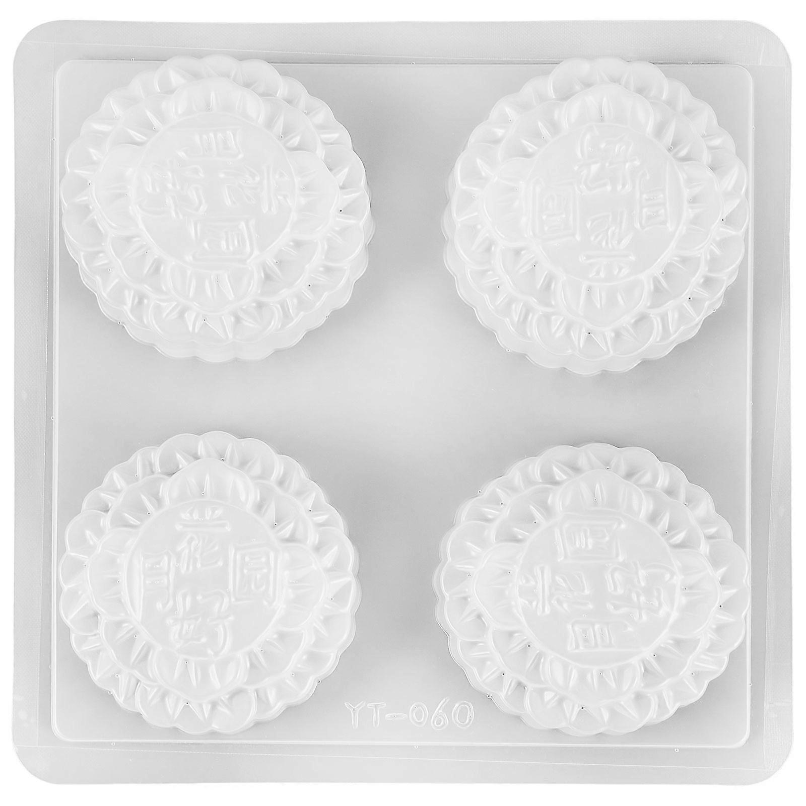 Multi-Function Chocolate Mold Festival Baking Tool Round Shape Safe PP Material 1Set