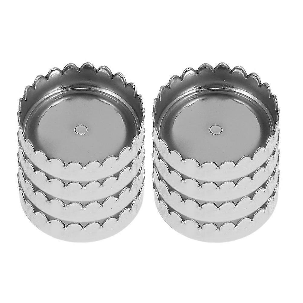 Shower Organizer Dish Sponge Holder Stainless Steel Universal Solid Magnet Design Square For Household Users 8Pcs