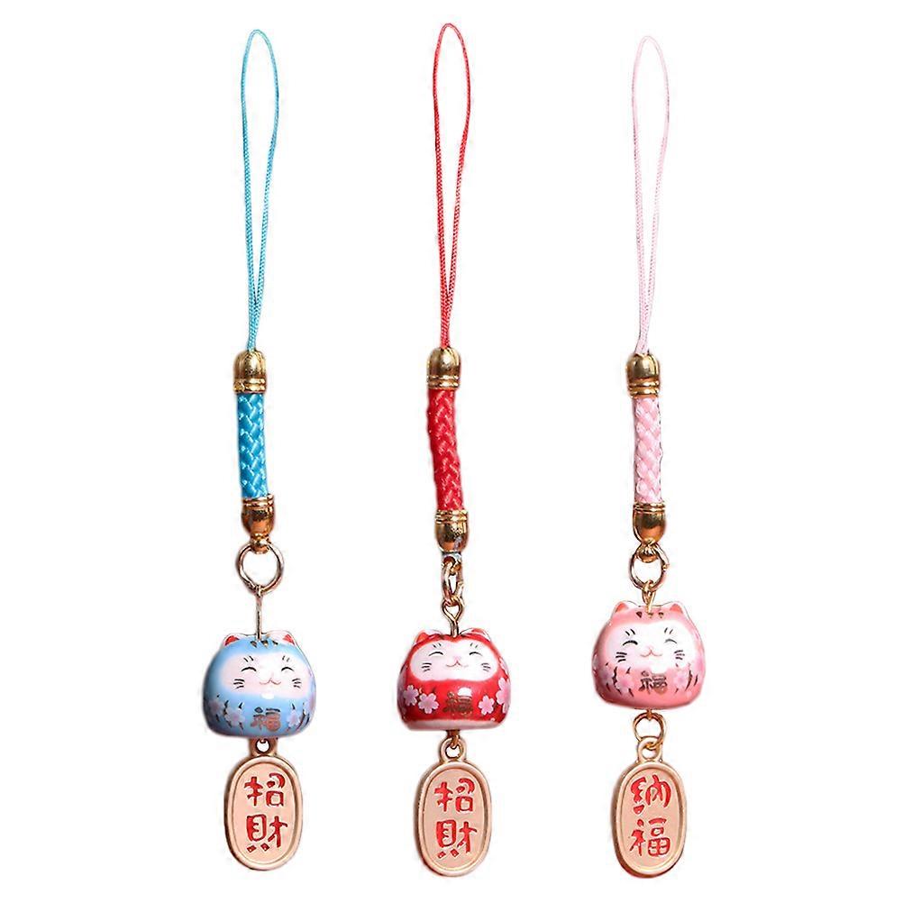 Cute Fortunate Cat Charm, Practical Keychain with Workmanship