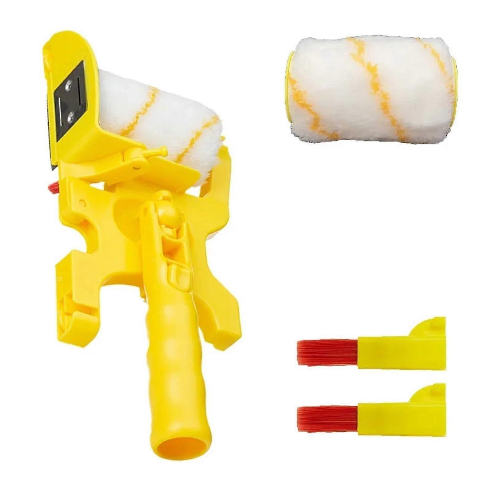Multifunctional Paint Roller Set With Replacement Edge Cutter And Brush Tool For Home Walls And Ceilings