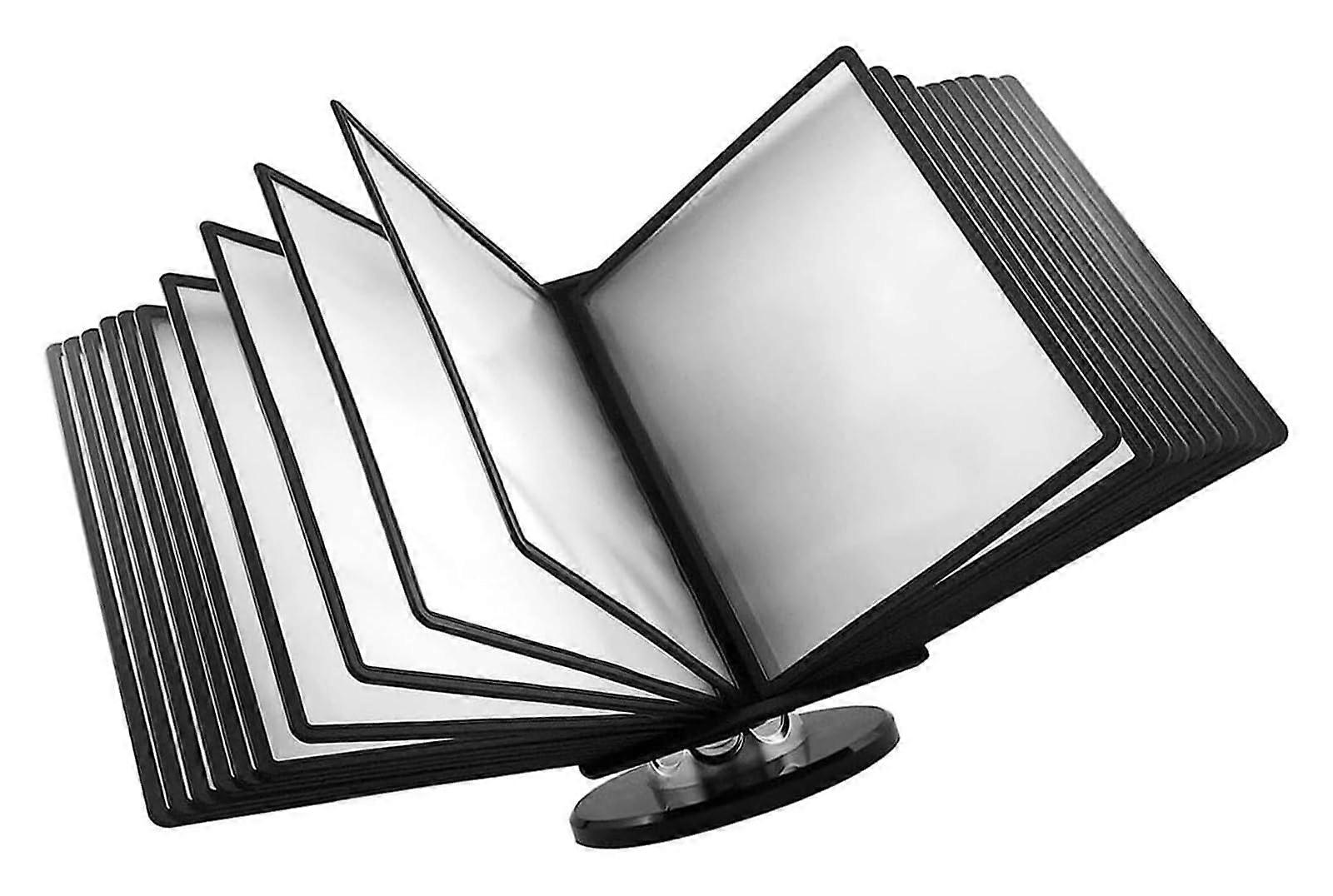 Wallmounted A4 file holders, adjustable flip file holder for the desk